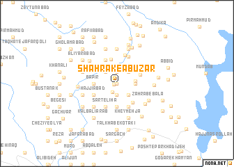map of Shahrak-e Abūzār