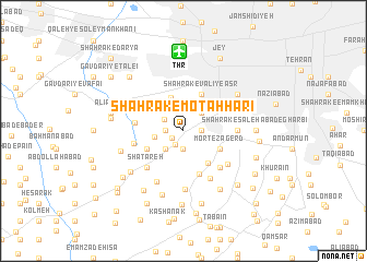 map of Shahrak-e Moţahharī
