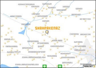 map of Shahrak-e Nāz