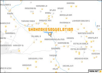 map of Shahrak-e Sadd-e Latīān