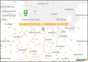 map of Shahrak-e Şāleḩābād-e Sharqī