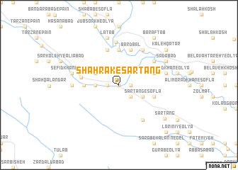 map of Shahrak-e Sartang