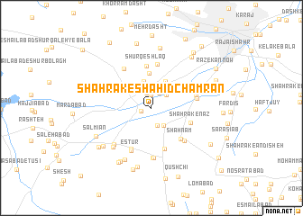 map of Shahrak-e Shahīd Chamrān