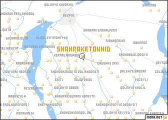 map of Shahrak-e Towḩīd