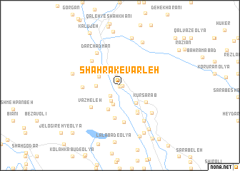 map of Shahrak-e Varleh