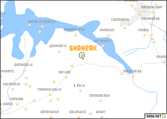 map of Shahrak