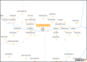 map of Shahrak