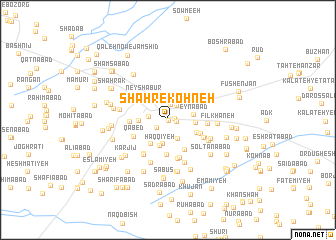 map of Shahr-e Kohneh