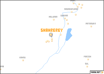 map of Shahr-e Rey