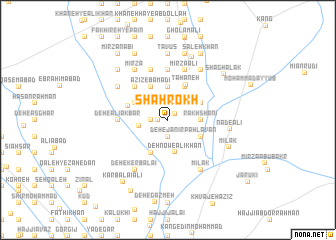 map of Shāhrokh