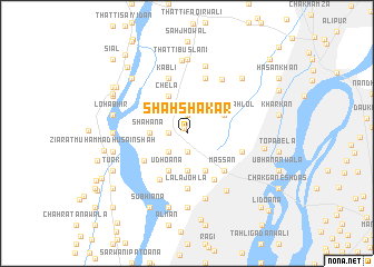 map of Shāh Shakar