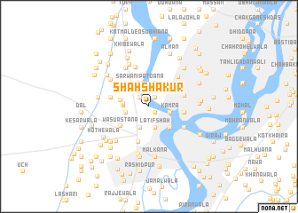 map of Shāh Shakūr
