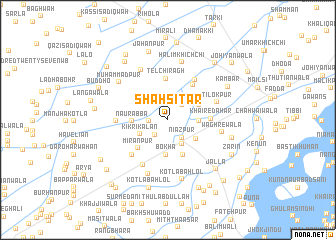 map of Shāh Sitār