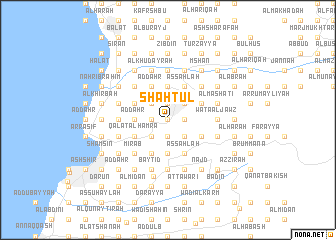 map of Shaḩtūl