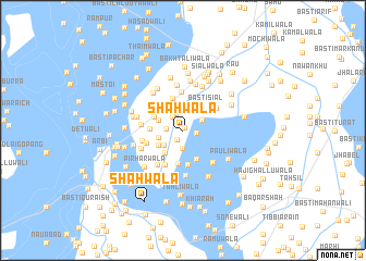 map of Shāhwāla