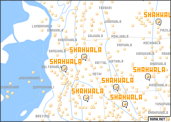 map of Shāhwāla