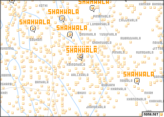 map of Shāhwāla