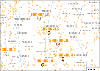 map of Shāhwāla