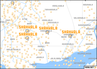 map of Shāhwāla