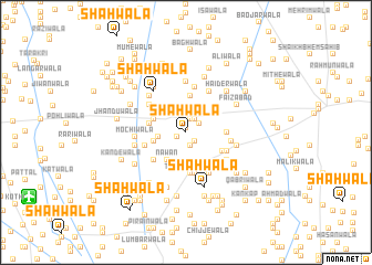 map of Shahwāla