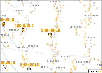 map of Shāhwāla