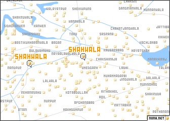 map of Shāhwāla