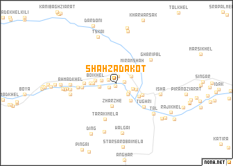 map of Shāhzada Kot