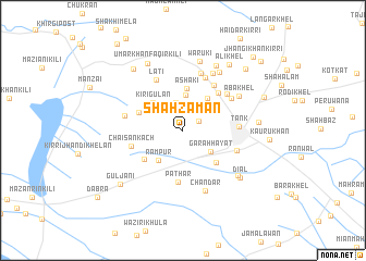 map of Shāhzamān