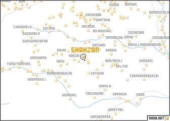 map of Shāhzan
