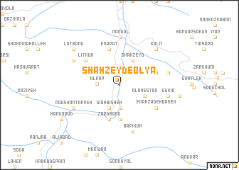 map of Shāh Zeyd-e ‘Olyā