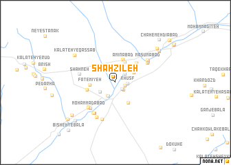 map of Shāh Zīleh