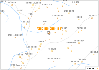 map of Shaikhān Kile