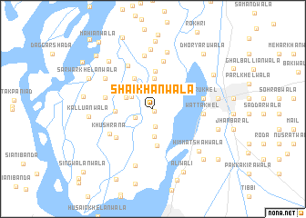 map of Shaikhānwāla
