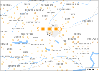 map of Shaikh Bhāgd