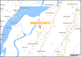 map of Shaikh Chisti