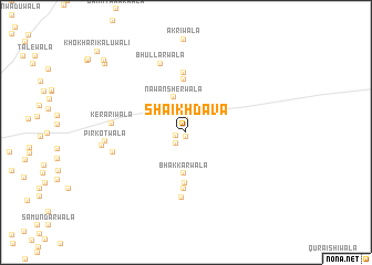 map of Shaikh Dāva