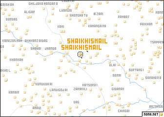 map of Shaikh Ismāīl