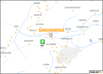 map of Shaikh Mānda