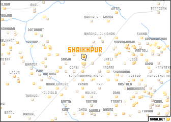 map of Shaikhpur