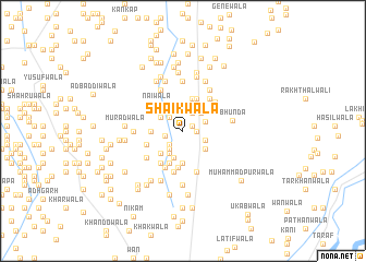 map of Shaikwāla