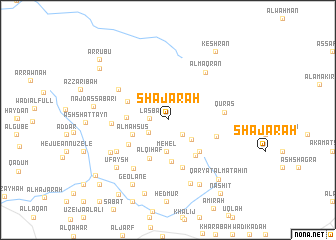 map of Shajarah