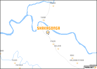 map of Shakagonga