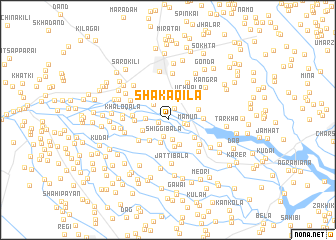 map of Shaka Qila