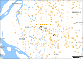 map of Shākarwāla