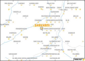 map of Shākhānī
