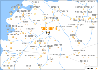 map of Shākheh