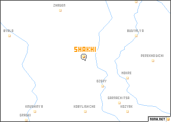 map of Shakhi