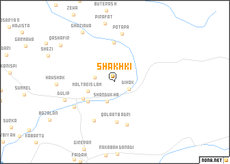 map of Shākhkī