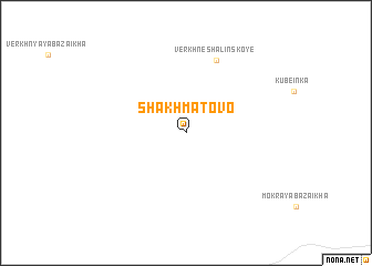 map of Shakhmatovo