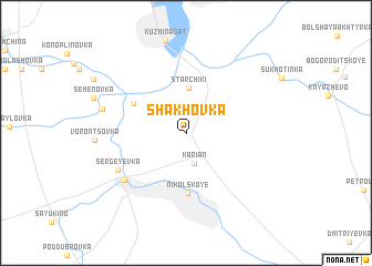 map of Shakhovka